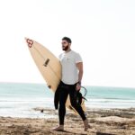 surfer, beach, man, leisure, surf, ocean, water, sea, nature, surfing, board